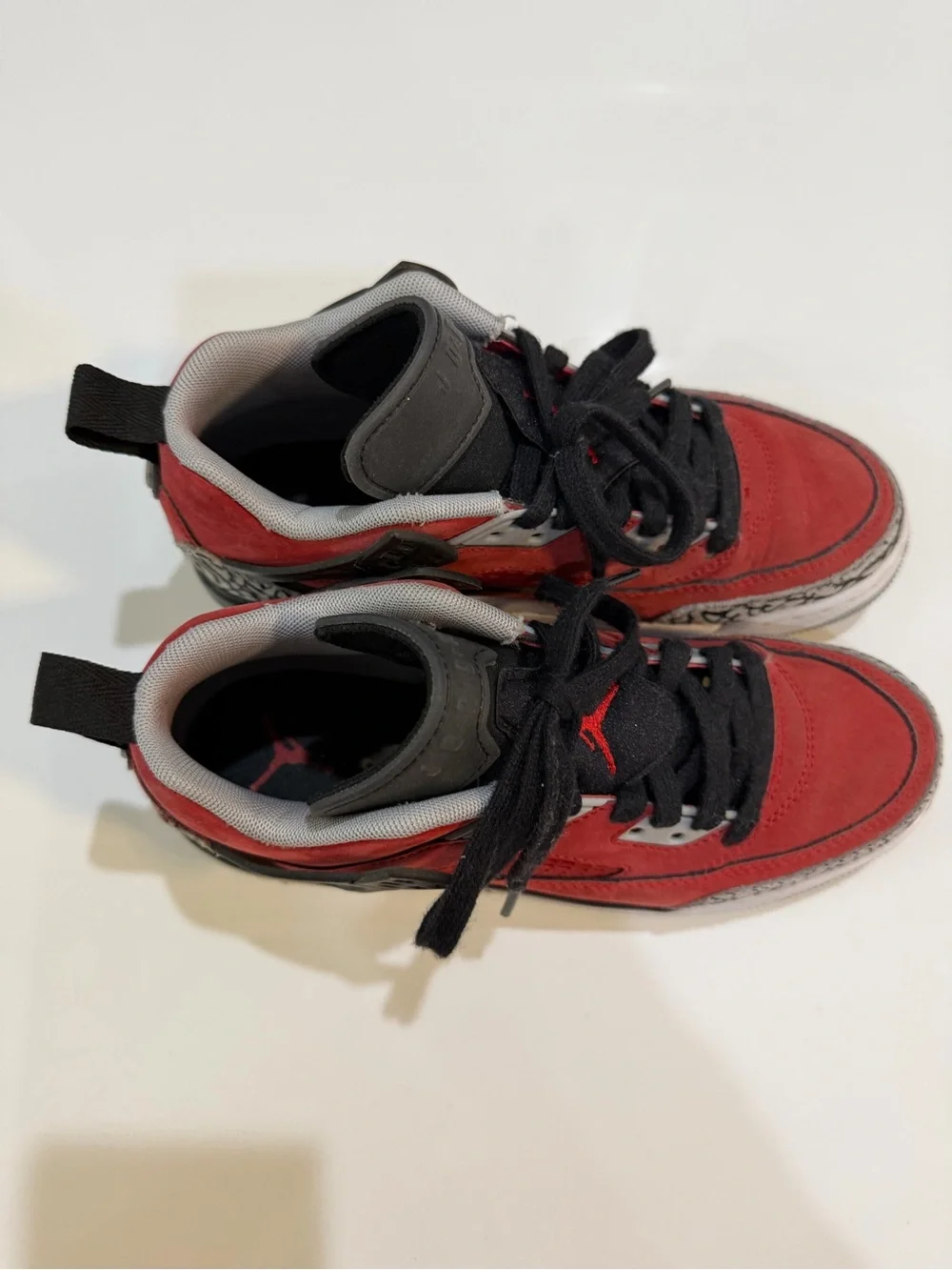 Air Jordan Spizike Low Toro GS Gym Red Sneakers Size 4.5Y